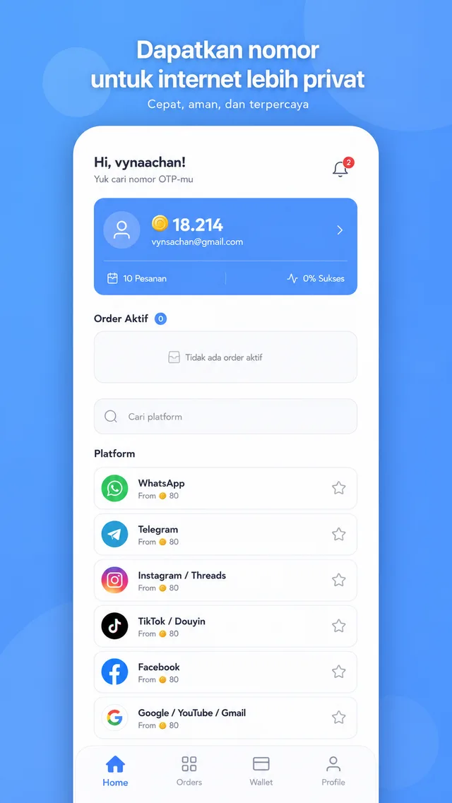 Home Screen